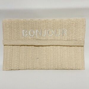 Bonjour Cream Clutch